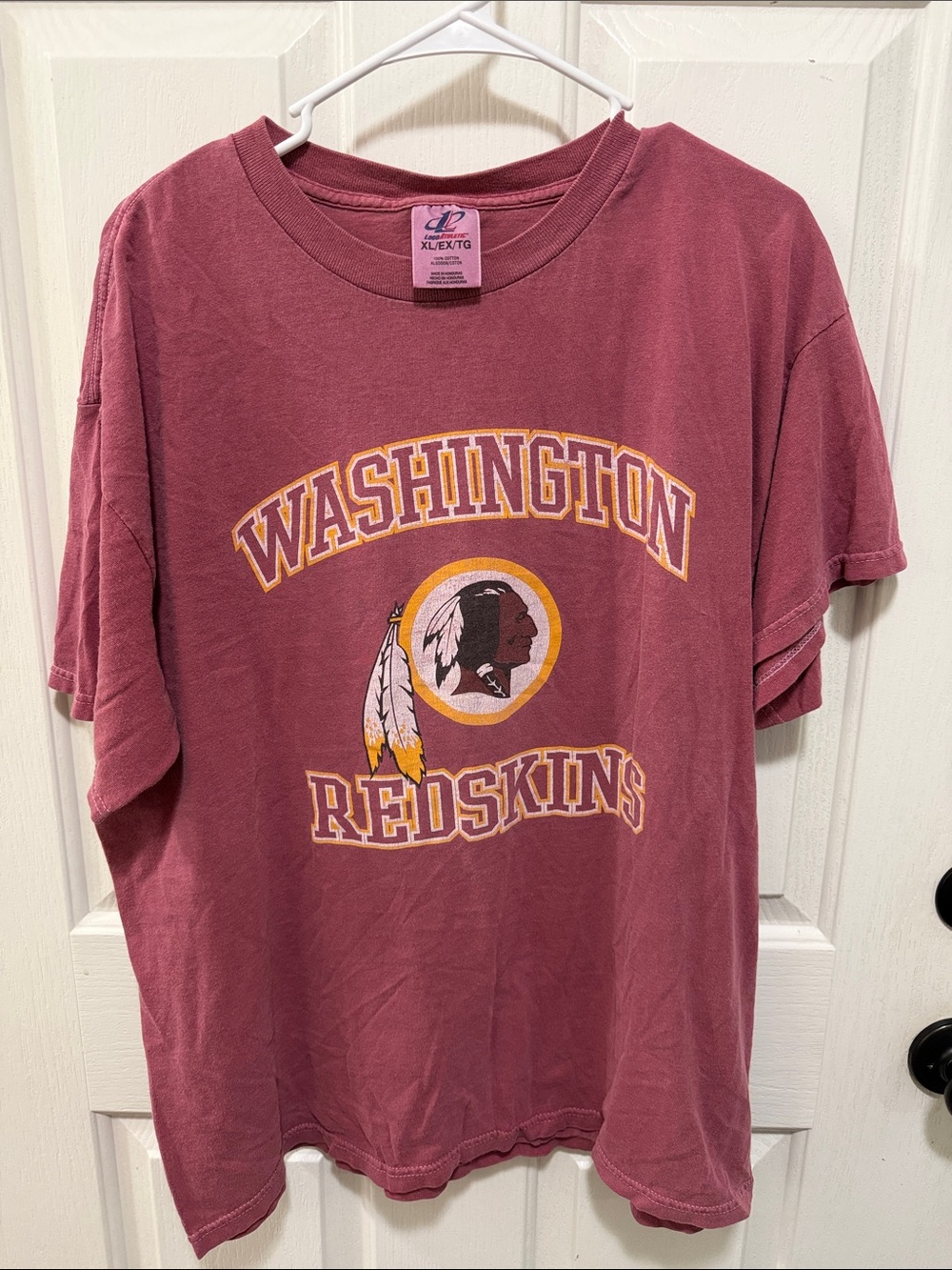 Logo Athletic Washington Redskins Short Sleeve Graphic Tee - Maroon XL
